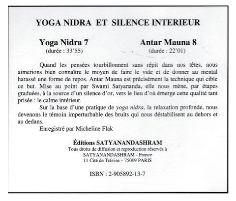 Yoga nidra 7 et 8